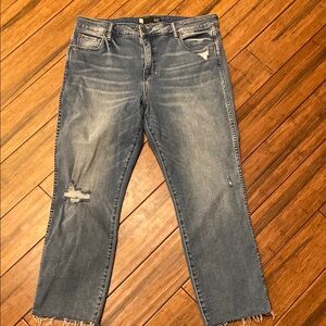 Kut from the Kloth Sz 16 Reese Fab Ab Ankle Straight leg